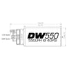 Pompa Benzina Deatschwerks DW550 - 550 L/h E85
