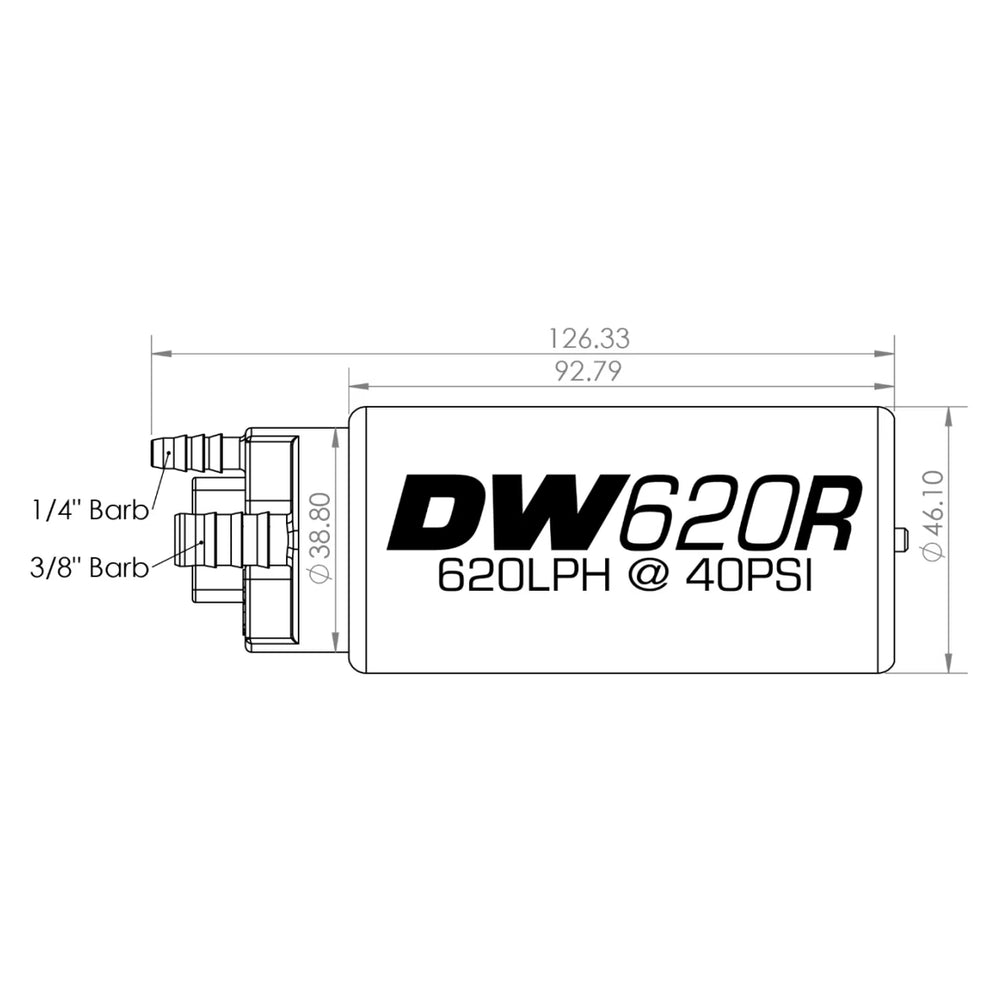 Pompa Benzina Deatschwerks DW620R - 620 L/h E85