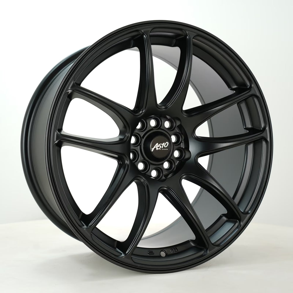 Cerchio Autostar A510 8,5x18 5x100/5x114.3 ET35 - Nero opaco