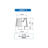 Filtro Aria GReddy Airinx S Universale, 145-50/60 mm