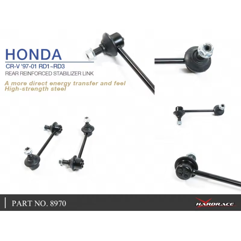 Carica immagine in Galleria Viewer, Biellette Barra Stabilizzatrice Posteriori Rinforzate Hardrace per Honda CR-V RD1 / RD3 (97-01)
