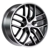 Cerchio BBS CC-R 9x19 5x120 ET43 - Grigio antracite lucidato