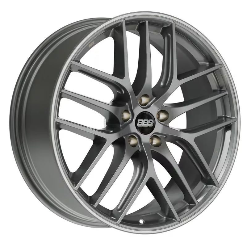 Carica immagine in Galleria Viewer, Cerchio BBS CC-R 10,5x20 5x112 ET24 - Grigio platino
