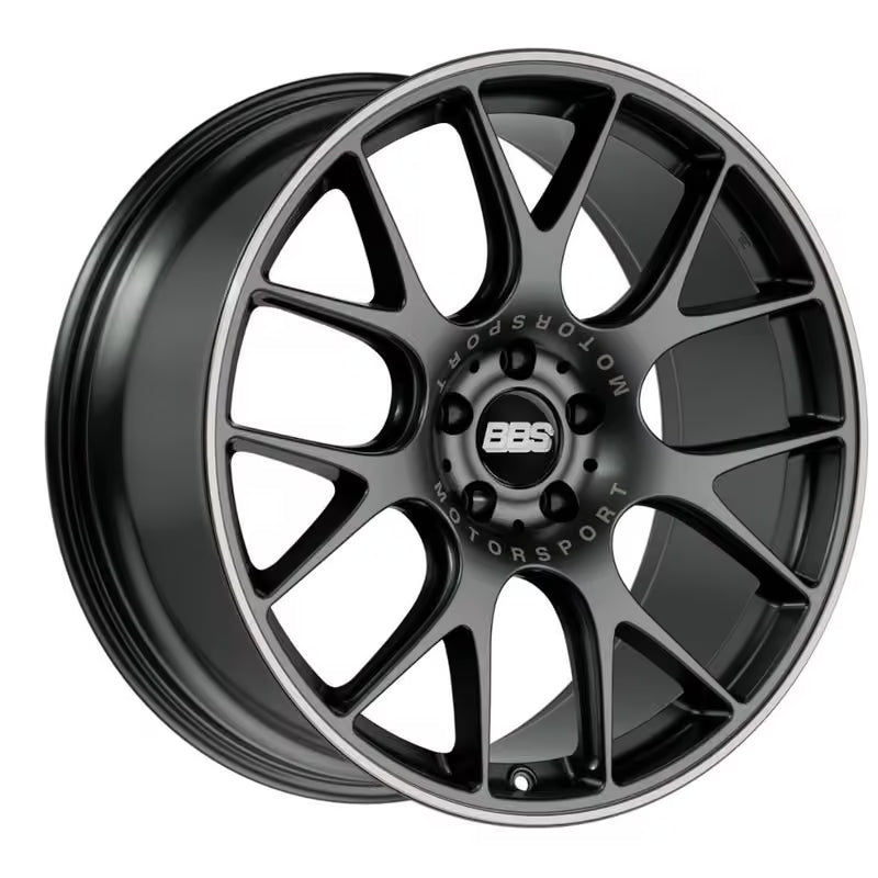Carica immagine in Galleria Viewer, Cerchio BBS CH-R 8x19 5x120 ET35 - Nero satinato

