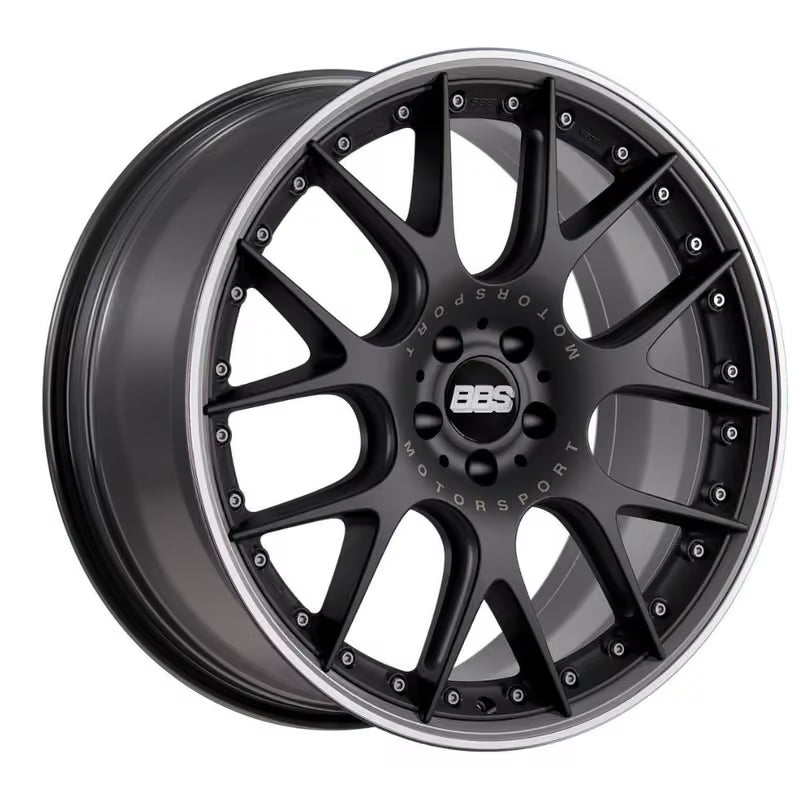 Cerchio BBS CH-RII 9,5x21 5x112 ET23 - Nero opaco
