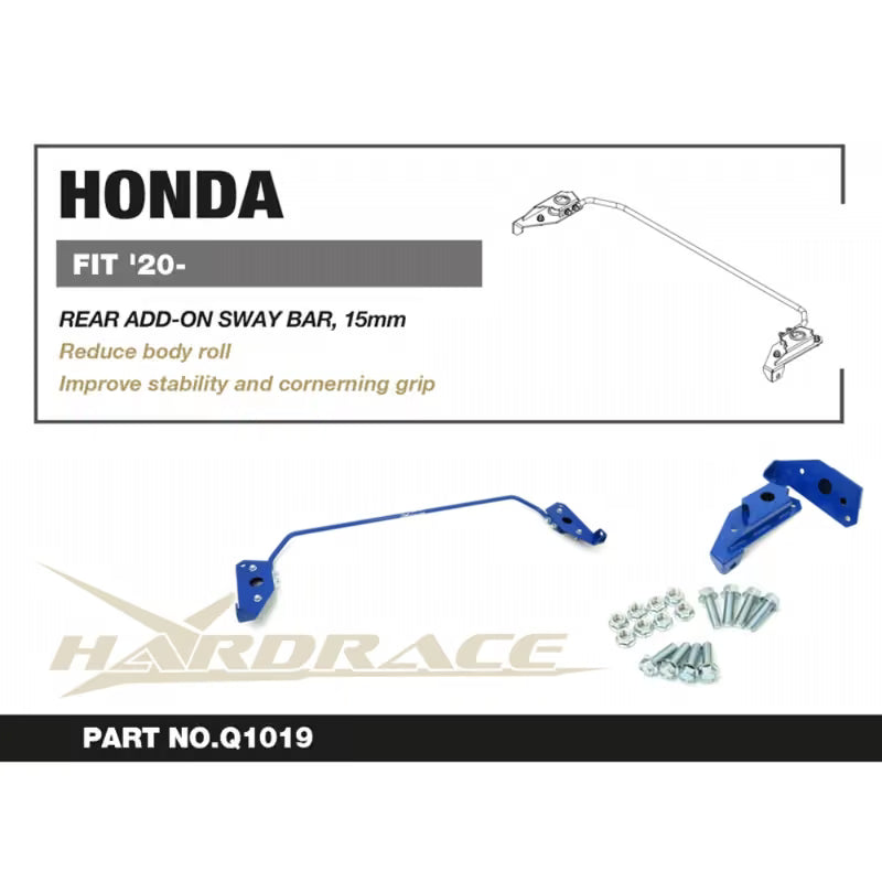 Carica immagine in Galleria Viewer, Barra Stabilizzatrice Posteriore Hardrace per Honda Jazz (2020+)
