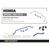 Barra Stabilizzatrice Posteriore Hardrace per Honda Civic EP / ES1 / EM2