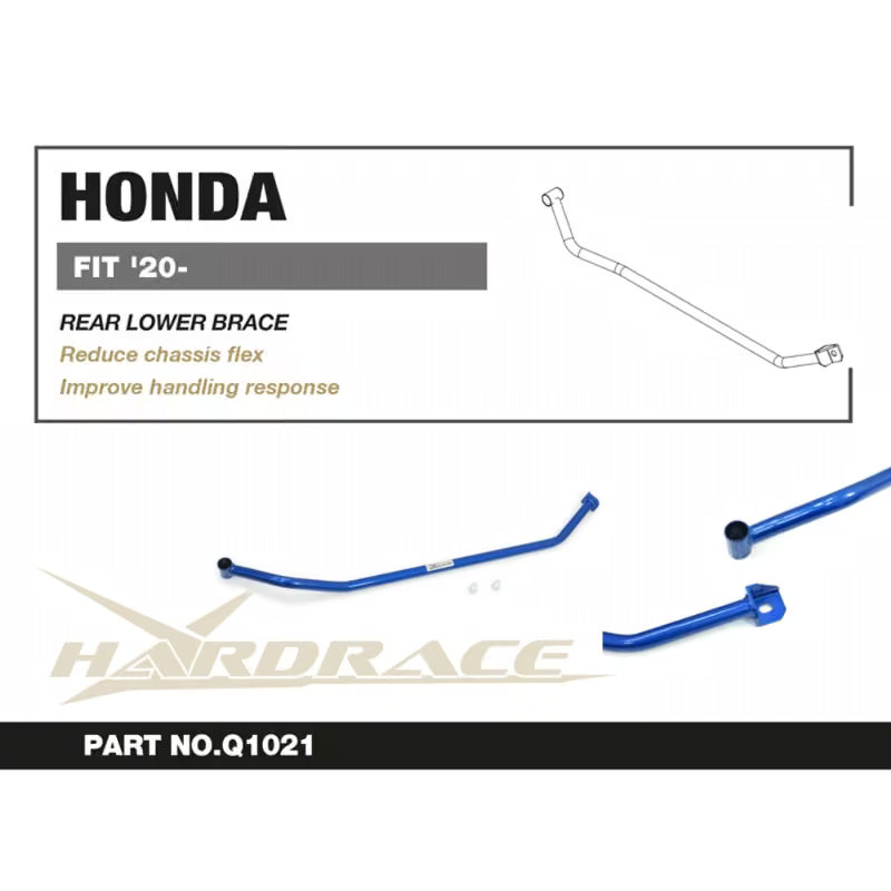 Carica immagine in Galleria Viewer, Barra di Rinforzo Inferiore Posteriore Hardrace per Honda Jazz (2020+)
