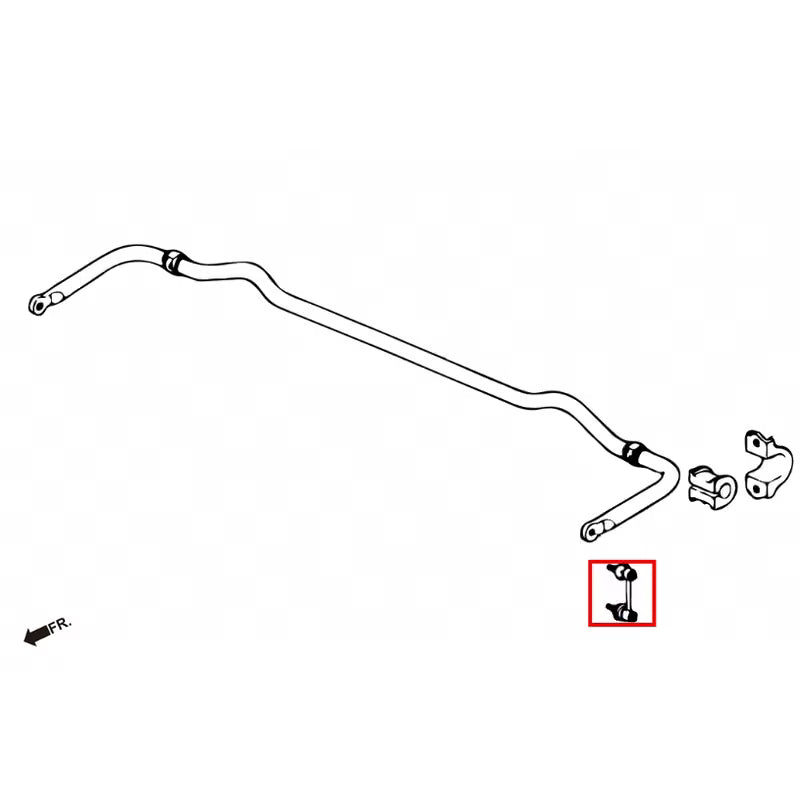 Biellette Barra Stabilizzatrice Posteriori Rinforzate Hardrace per Honda S2000