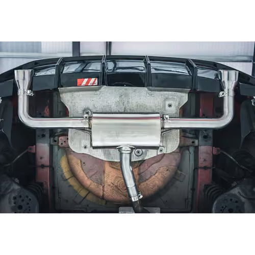 Silenziatore di Scarico Posteriore ST Style a Doppia Uscita per Ford Focus ST-Line 1.0L 125PS (Mk4)