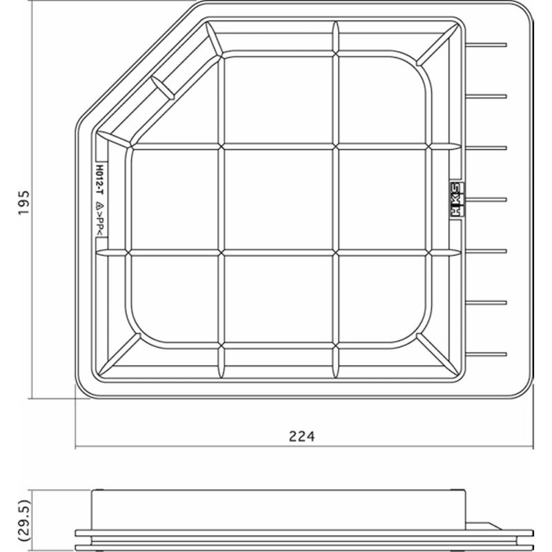 Carica immagine in Galleria Viewer, Filtro Aria HKS Super Air Filter per Honda Civic FD1 (05-12)
