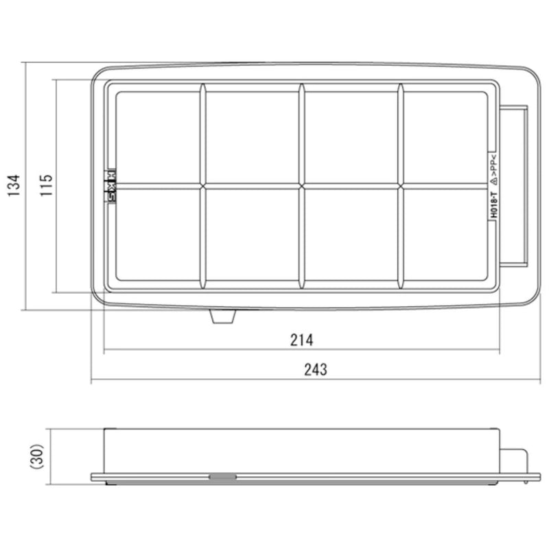 Carica immagine in Galleria Viewer, Filtro Aria HKS Super Air Filter per Honda Civic FK7 (17-19)
