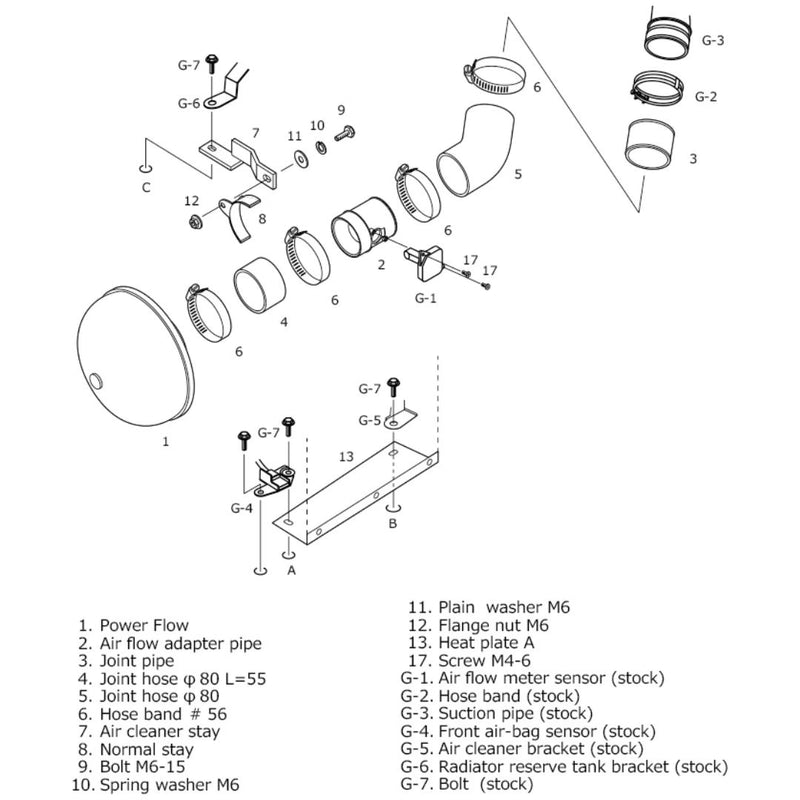 Carica immagine in Galleria Viewer, Aspirazione Diretta HKS Super Power Flow per Toyota Chaser / Mark II /Cresta JZX110 1JZ-GTE
