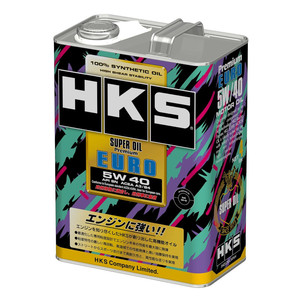 4L Olio Motore HKS Super Oil Premium Euro 5W40