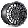 Cerchio Rotiform LAS-R 9x17 foratura su misura ET30 - Nero opaco