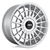 Cerchio Rotiform LAS-R 9x17 foratura su misura ET30 - Argento lucido