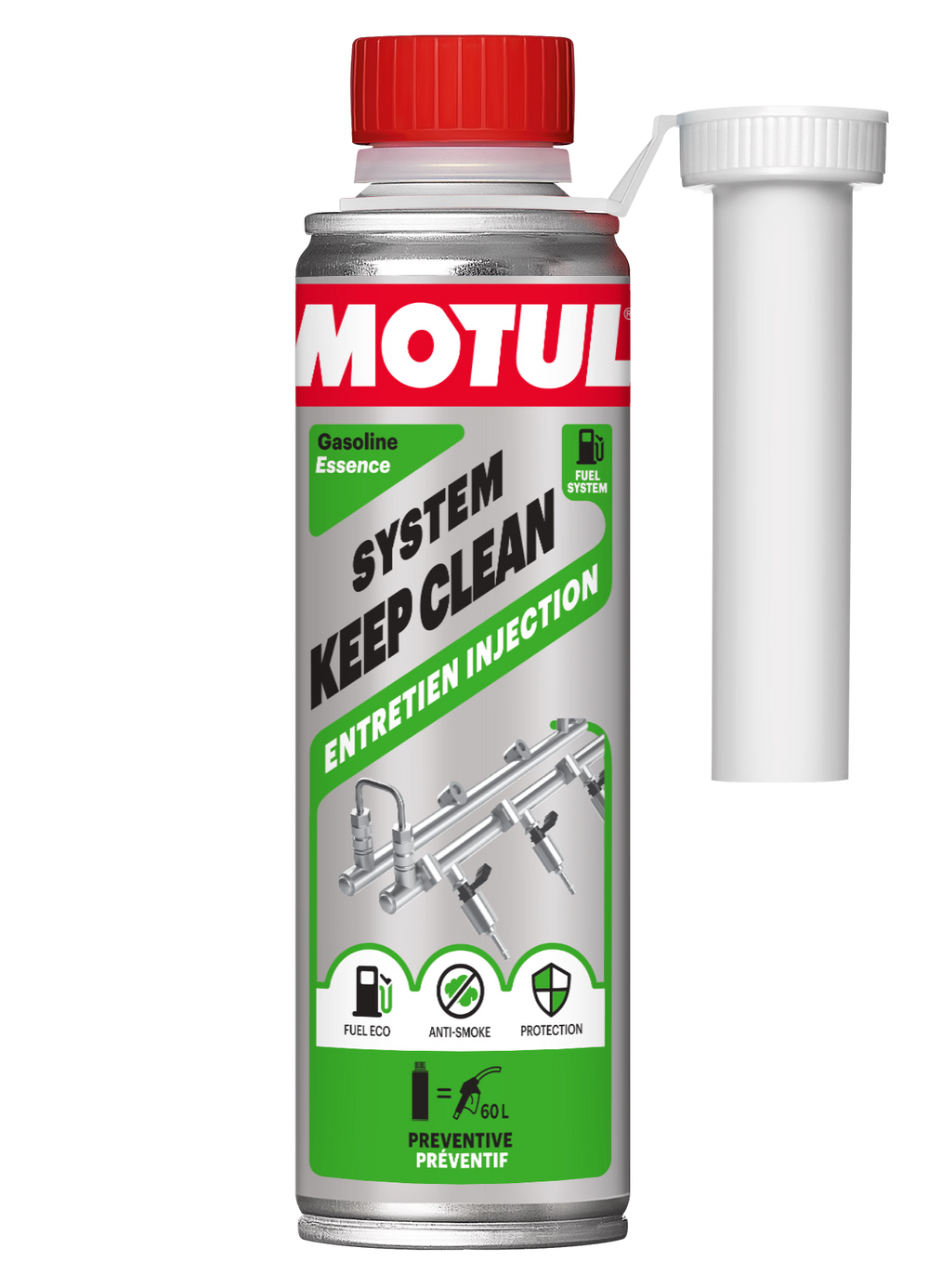 Pulitore Preventivo Iniettori Benzina Motul (System Keep Clean) 300 mL