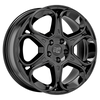 Cerchio MSW 83 7,5x18 5x112 ET40 - Nero lucido