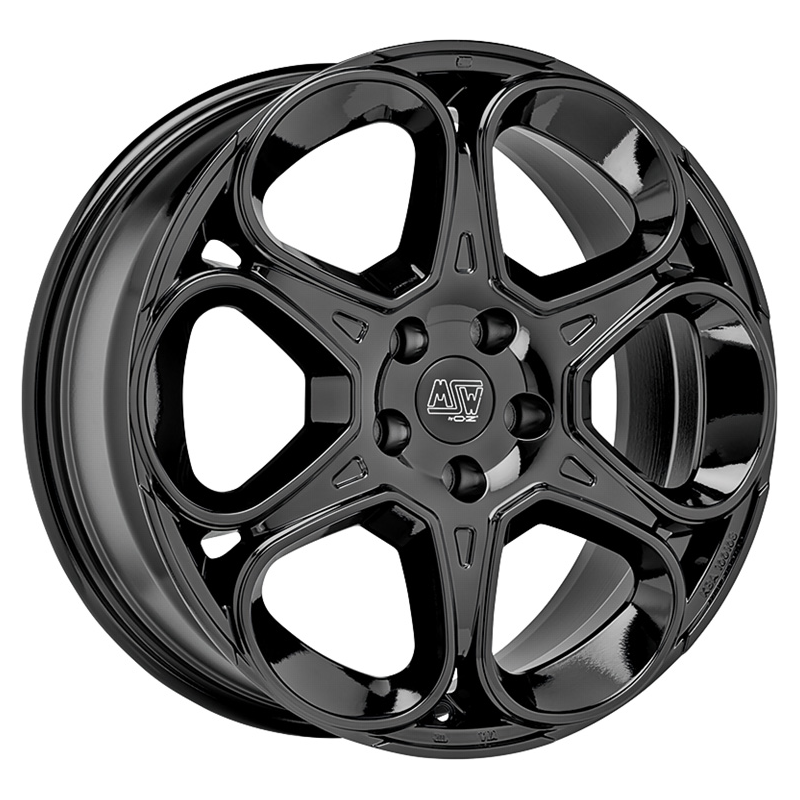 Cerchio MSW 83 7,5x18 5x110 ET36 - Nero lucido