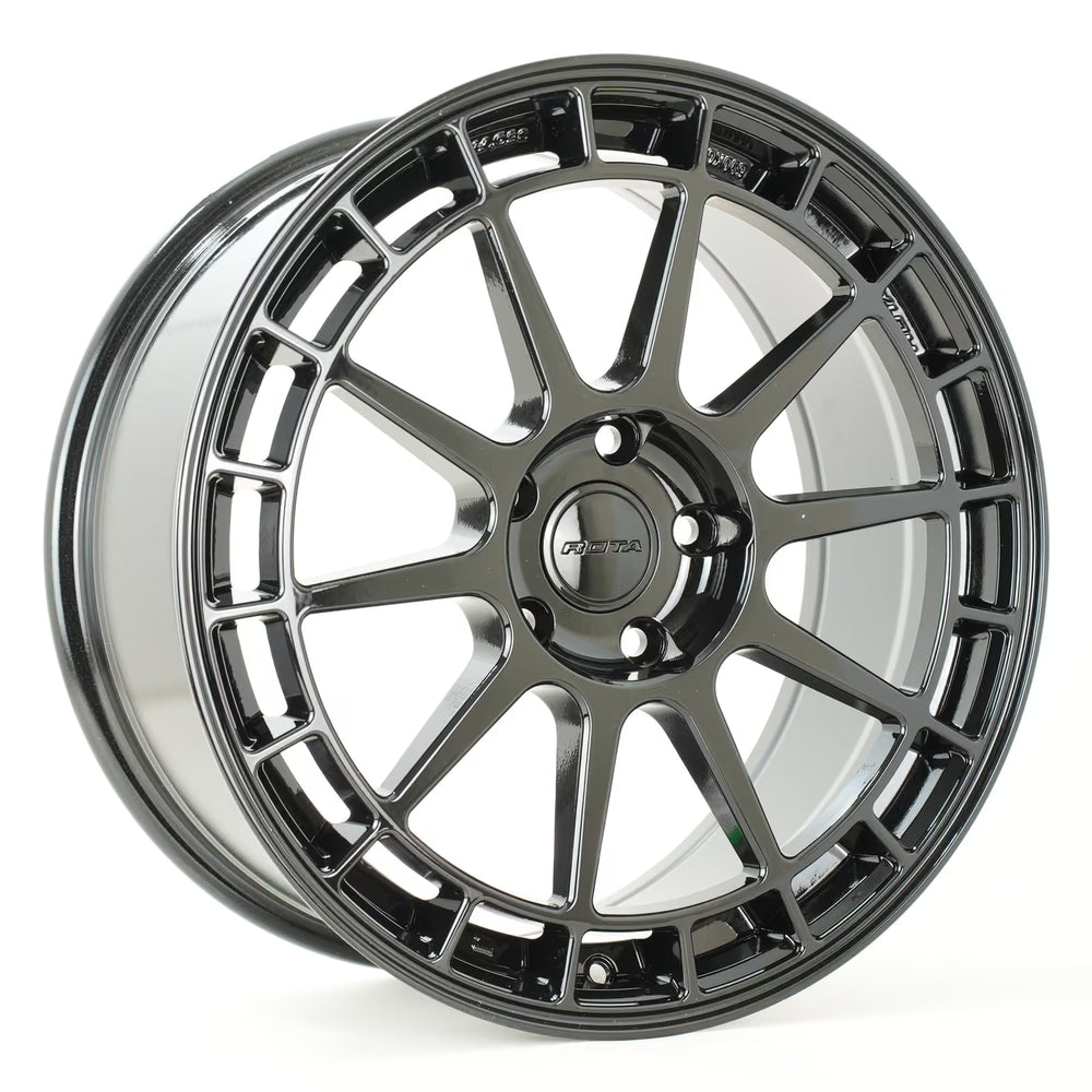 Cerchio Rota Recce 8x18 5x112 ET45 - Nero lucido