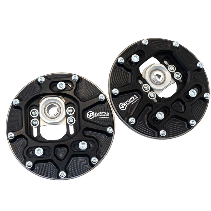 Carica immagine in Galleria Viewer, Piastre Camber 3D su Uniball con Incidenza Regolabile NP Parts per BMW E30
