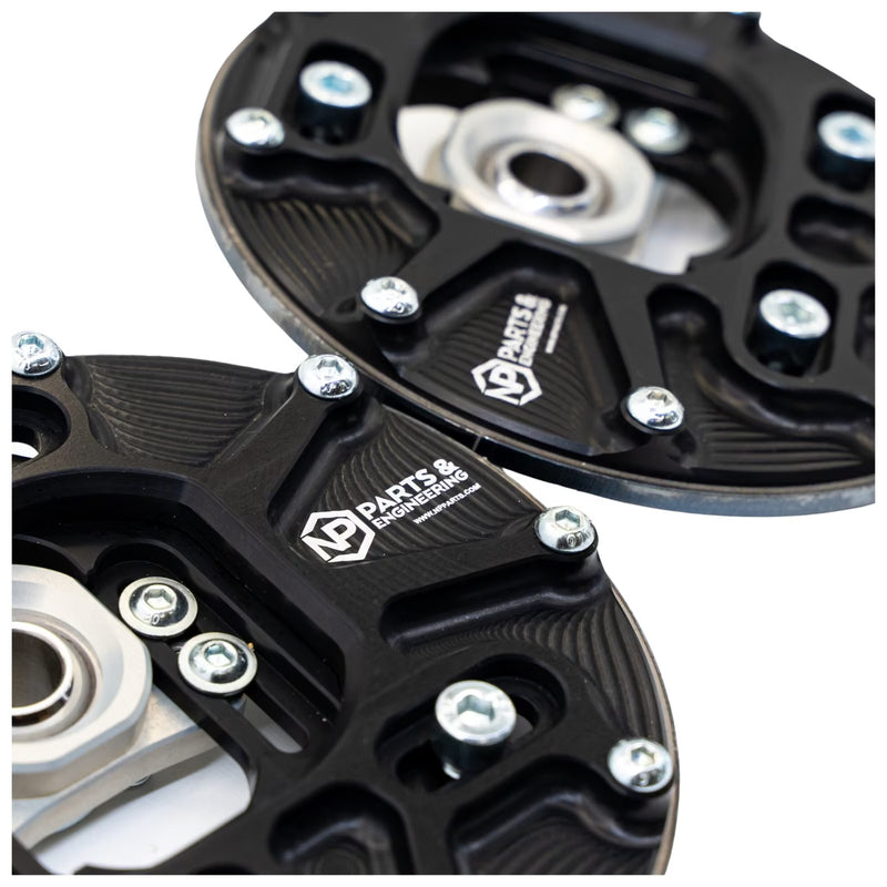 Carica immagine in Galleria Viewer, Piastre Camber 3D su Uniball con Incidenza Regolabile NP Parts per BMW E30
