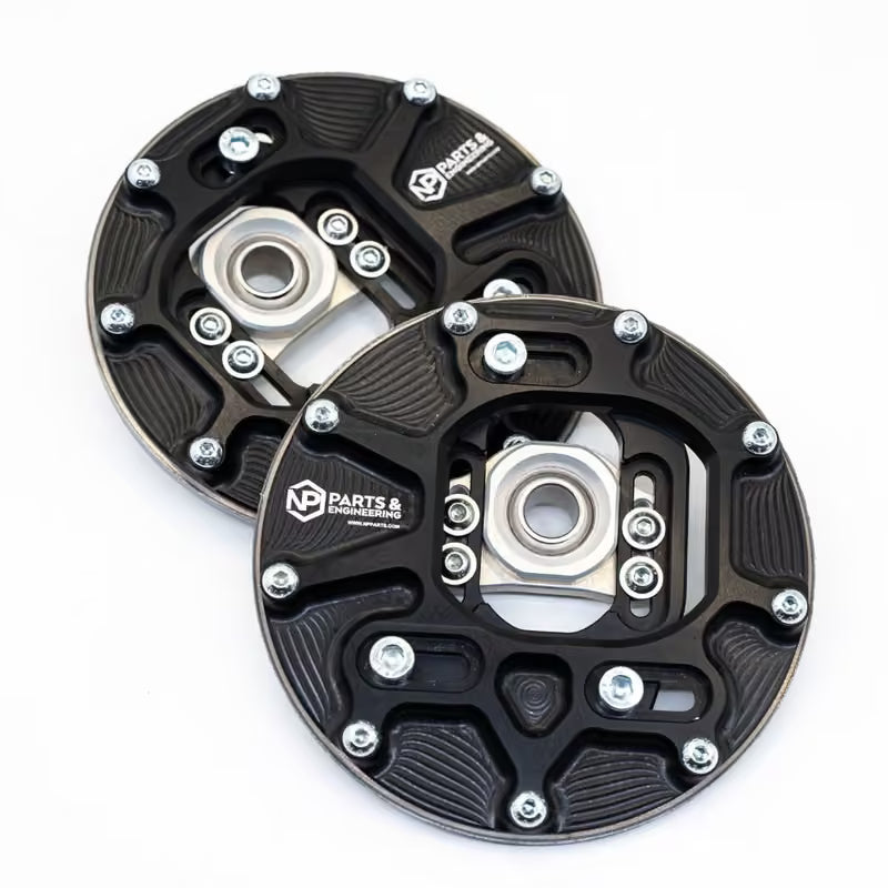 Carica immagine in Galleria Viewer, Piastre Camber 3D su Uniball con Incidenza Regolabile NP Parts Pro per BMW
