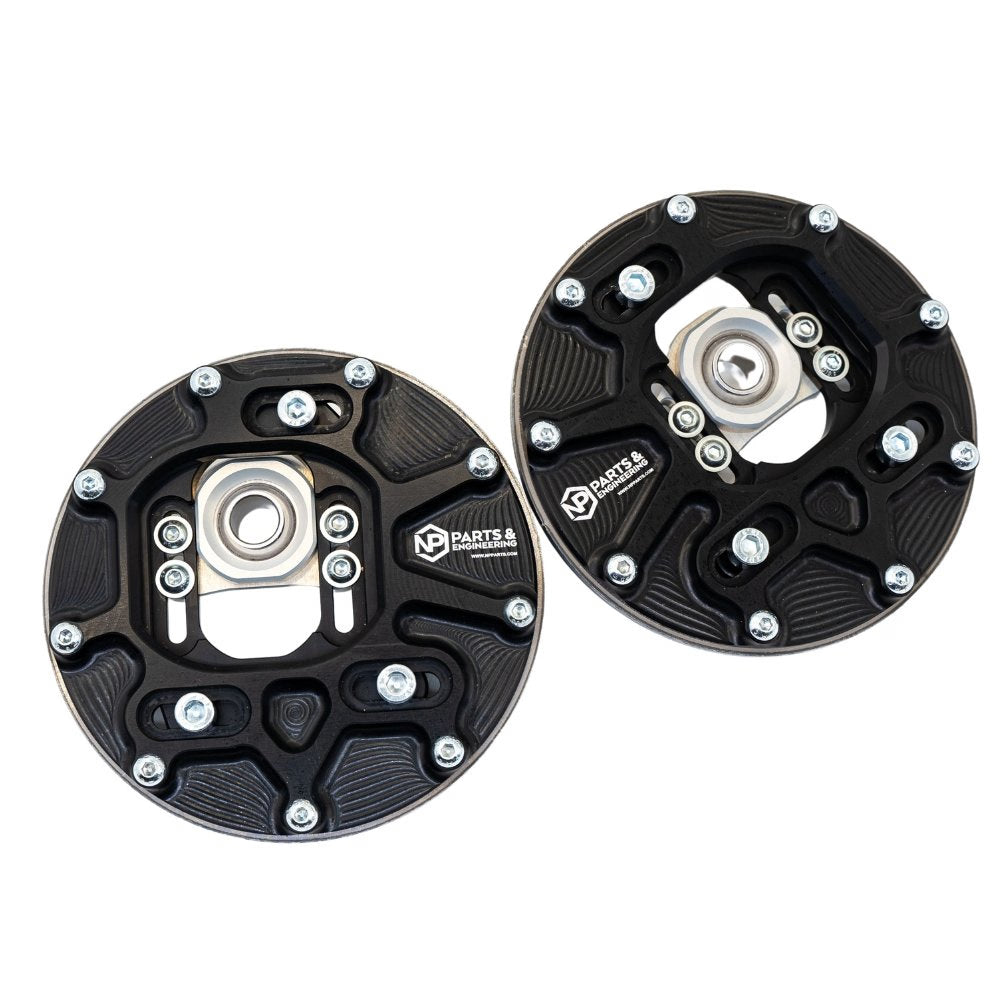 Piastre Camber 3D su Uniball con Incidenza Regolabile NP Parts Pro per BMW