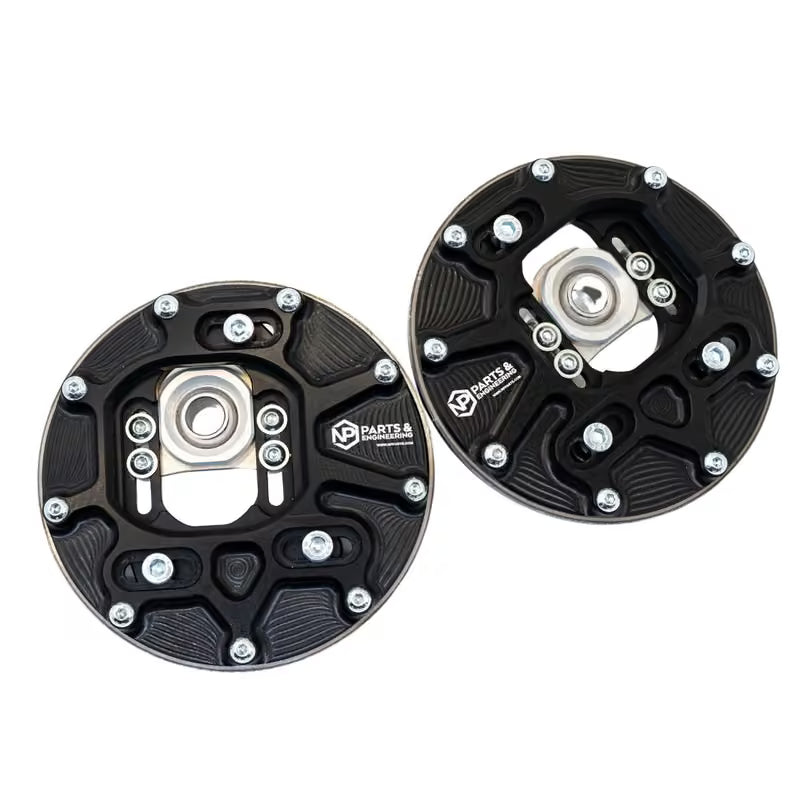Carica immagine in Galleria Viewer, Piastre Camber 3D su Uniball con Incidenza Regolabile NP Parts Pro per BMW
