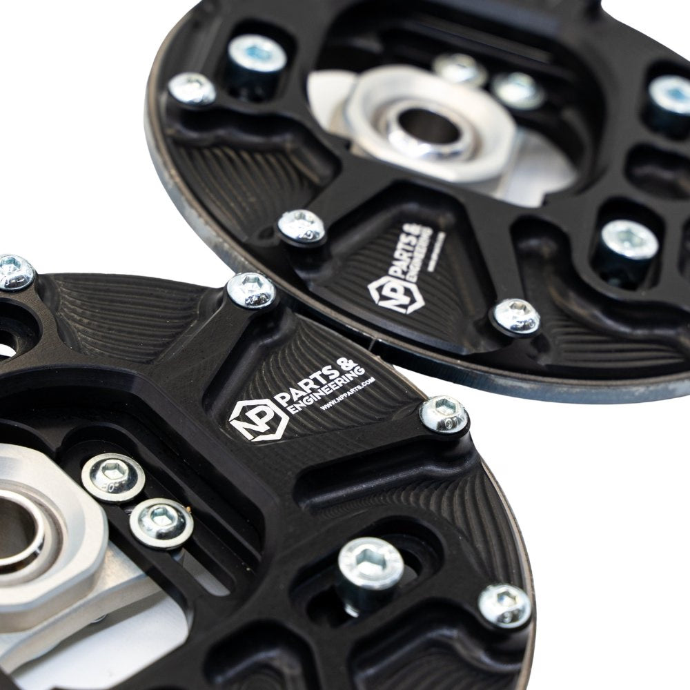 Piastre Camber 3D su Uniball con Incidenza Regolabile NP Parts Pro per BMW