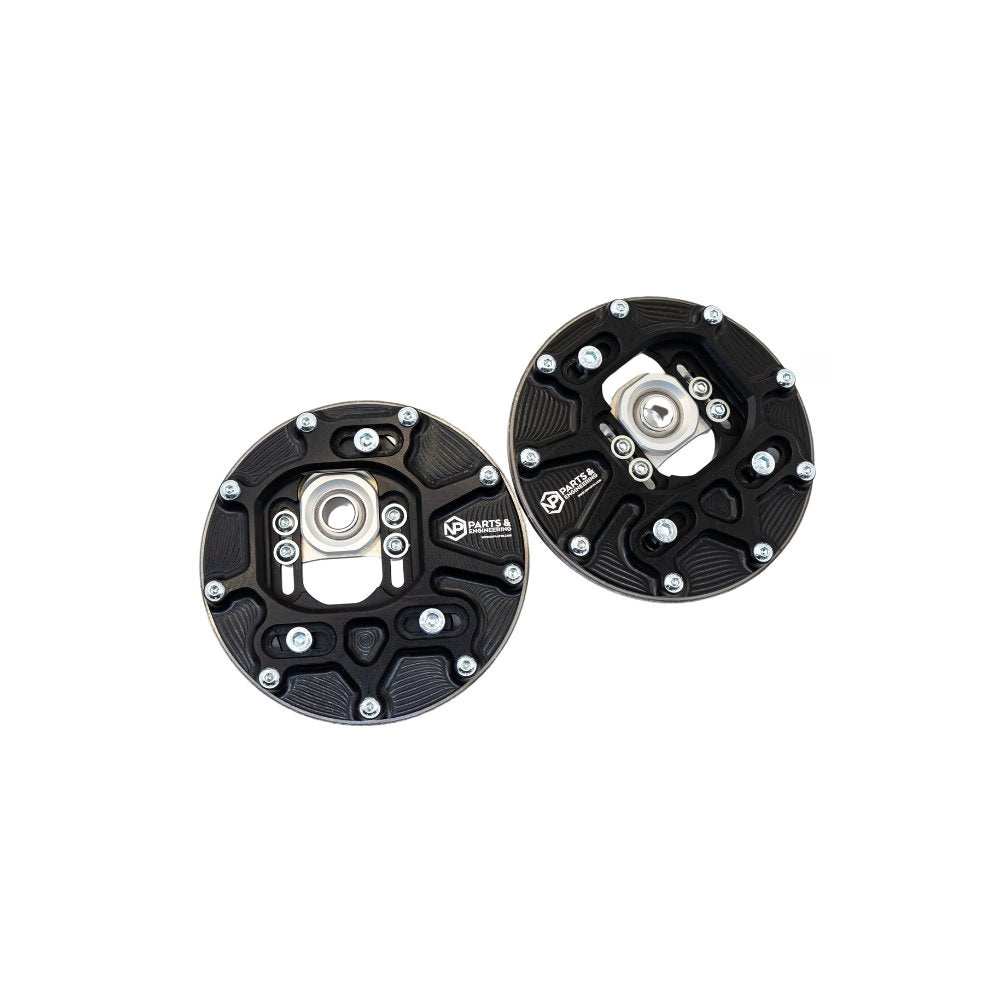 Piastre Camber 3D su Uniball con Incidenza Regolabile NP Parts Pro per BMW