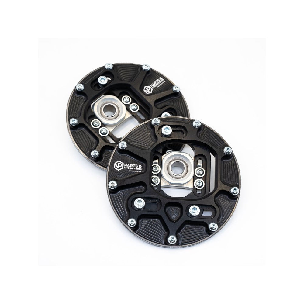 Piastre Camber 3D su Uniball con Incidenza Regolabile NP Parts Pro per BMW
