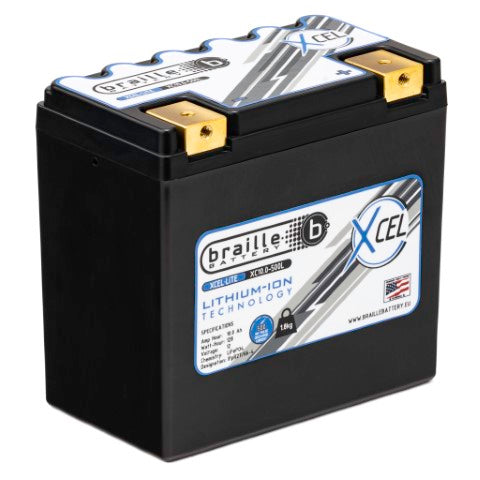 Batteria al Litio Braille XCEL 10Ah (12V)