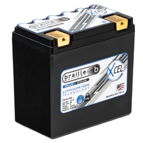 Batteria al Litio Braille XCEL 12.5Ah (12V)