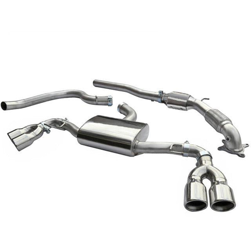 Carica immagine in Galleria Viewer, Linea di Scarico Completa "Turboback" Cobra per Audi TT 8J 1.8 &amp; 2.0L TFSI (2 Ruote Motrici, 07-11)

