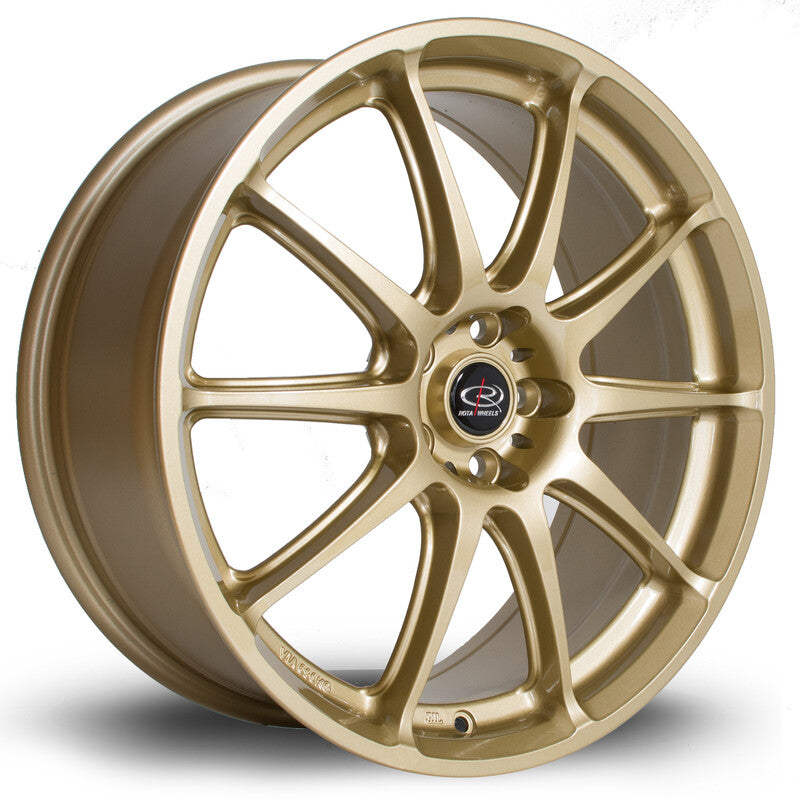 Carica immagine in Galleria Viewer, Cerchio Rota GRA 7,5x18 5x100 ET48 - Oro
