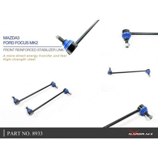 Biellette Barra Stabilizzatrice Anteriori Rinforzate Hardrace per Volvo V70 / XC70