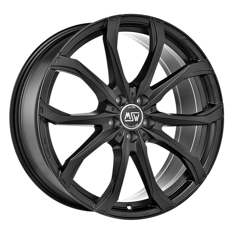 Carica immagine in Galleria Viewer, Cerchio MSW 48 Van 6,5x16 6x125 ET68 - Nero opaco
