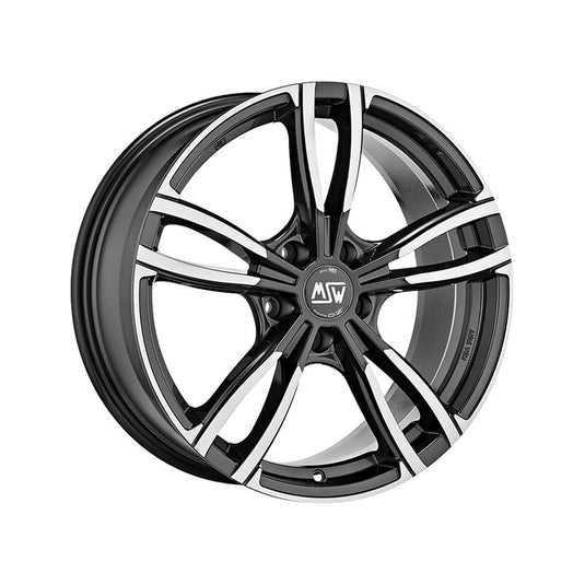 Cerchio MSW 73 8x19 5x112 ET49 - Grigio antracite lucidato