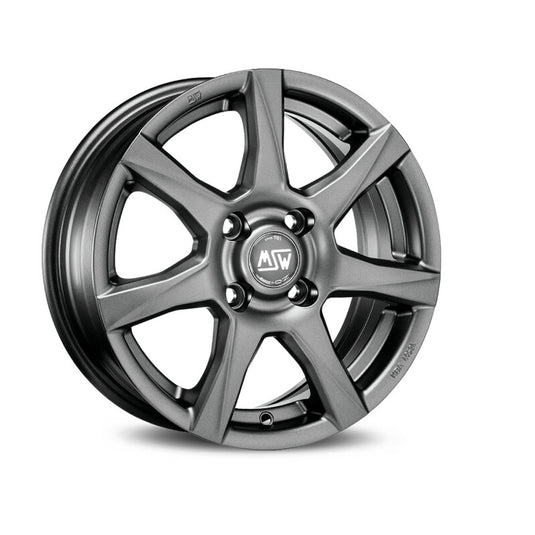 Cerchio MSW 77 8x18 5x120 ET48 - Grigio antracite opaco