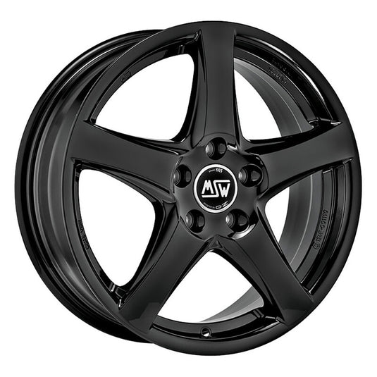Cerchio MSW 78 6,5x17 5x112 ET38 - Nero lucido