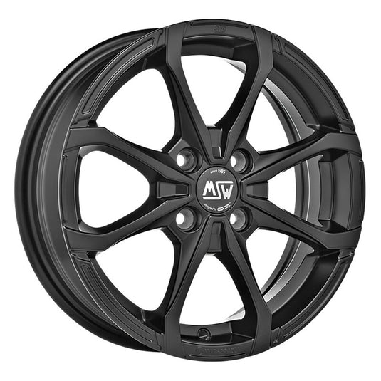 Cerchio MSW X4 7x16 4x108 ET37 - Nero opaco