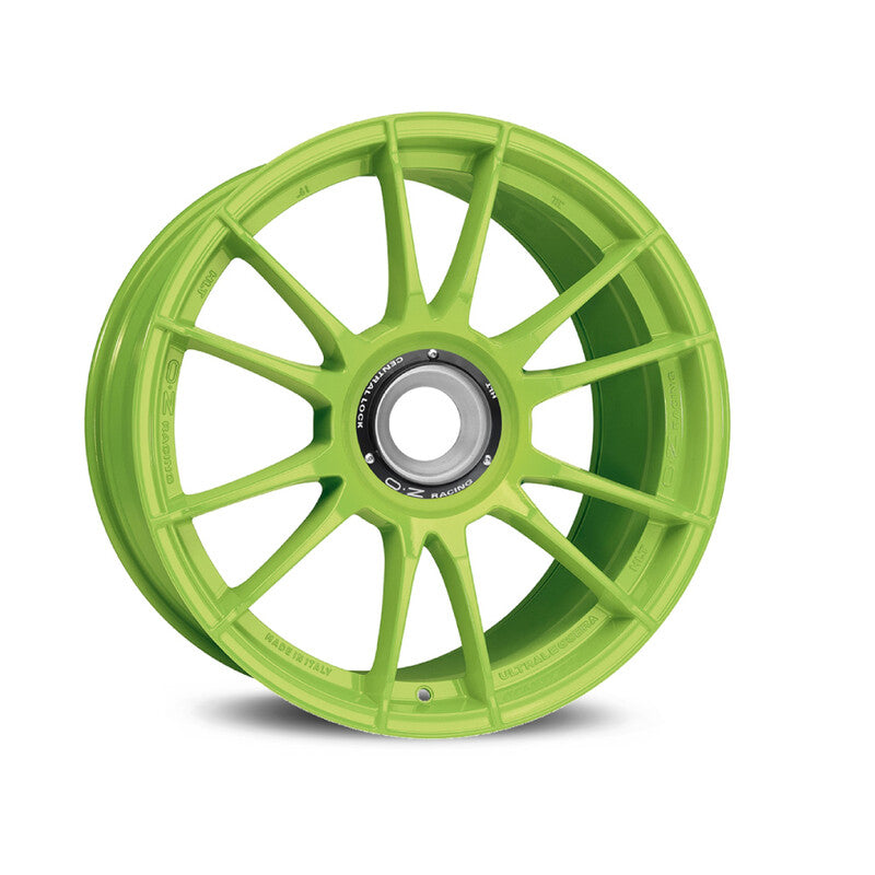 Cerchio OZ Racing Ultraleggera HLT 9,5x20 monodado (centerlock) ET46 - Verde acido
