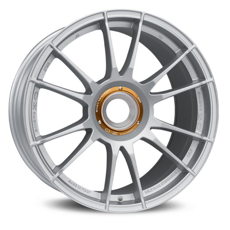 Cerchio OZ Racing Ultraleggera HLT 9x19 monodado (centerlock) ET47 - Argento opaco