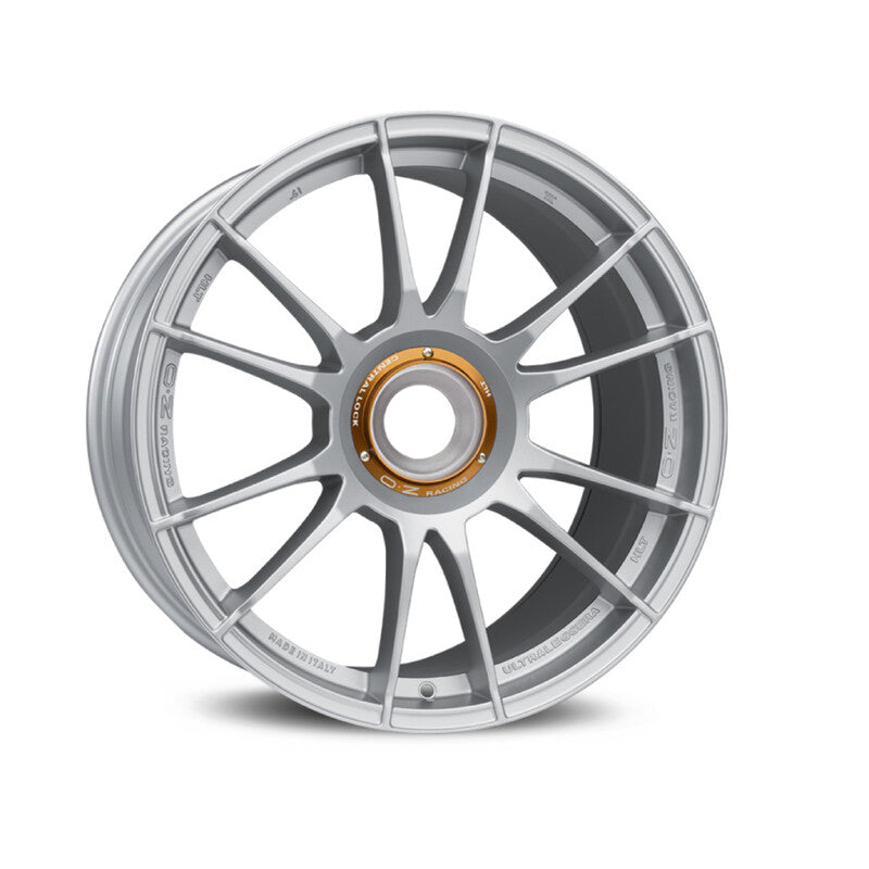 Carica immagine in Galleria Viewer, Cerchio OZ Racing Ultraleggera HLT 9,5x20 monodado (centerlock) ET46 - Argento opaco
