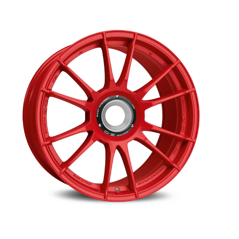 Carica immagine in Galleria Viewer, Cerchio OZ Racing Ultraleggera HLT 9,5x20 monodado (centerlock) ET46 - Rosso opaco
