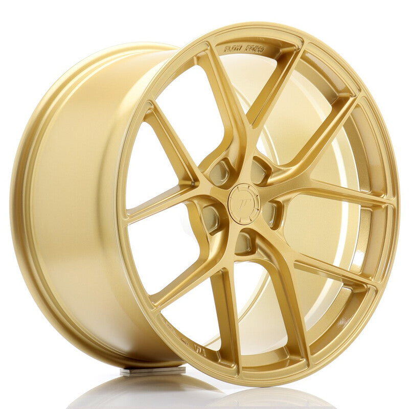 Carica immagine in Galleria Viewer, Cerchio Japan Racing SL-01 Super Light 10x19 foratura su misura 5 fori ET20-40 - Oro
