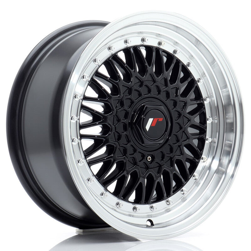 Carica immagine in Galleria Viewer, Cerchio Japan Racing JR-9 7,5x16 4x100/4x108 ET25 - Nero lucido
