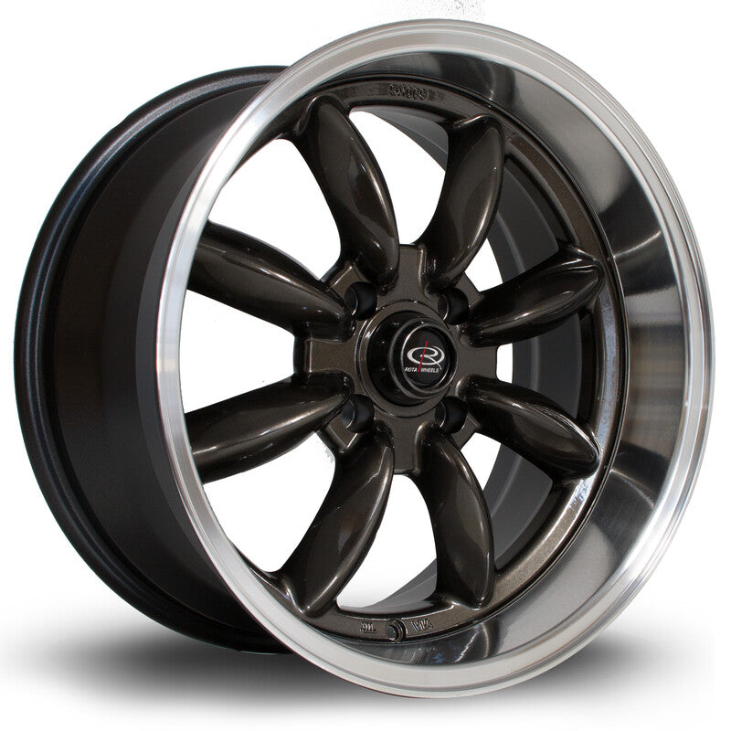 Cerchio Rota RB-R 8,5x17 4x114.3 ET4 - Gunmetal