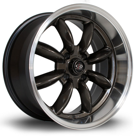 Cerchio Rota RB-R 8,5x17 4x114.3 ET4 - Gunmetal